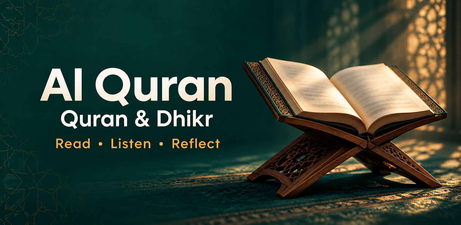 Al Quran - Quran & Dhikr — Read. Listen. Reflect.