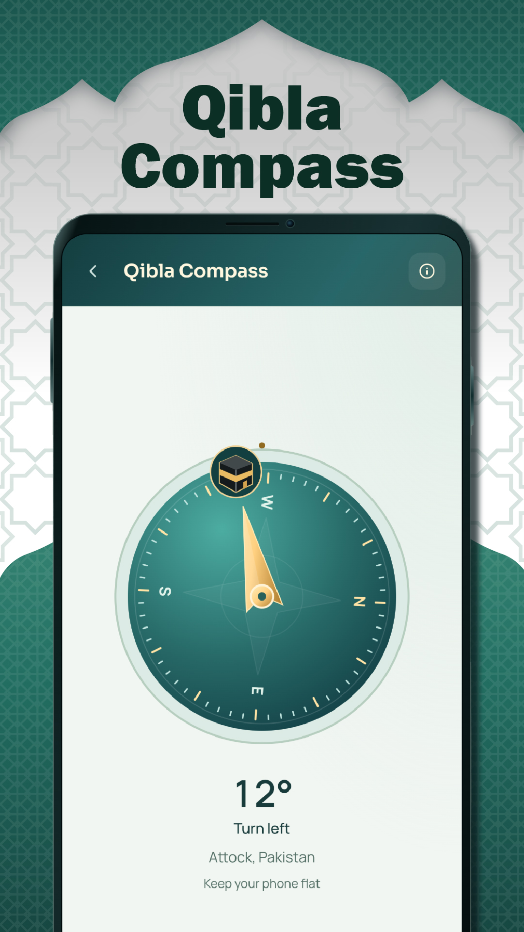 Al Quran Qibla compass artwork